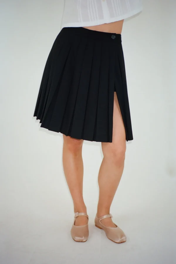 Uniform^Sandy Liang Astra Skort In Black
