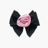 Hair^Sandy Liang Corsage Hair Bow In Pink