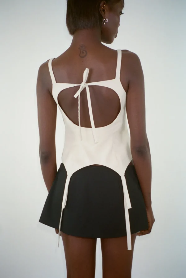 Uniform^Sandy Liang Goto Skort In Black