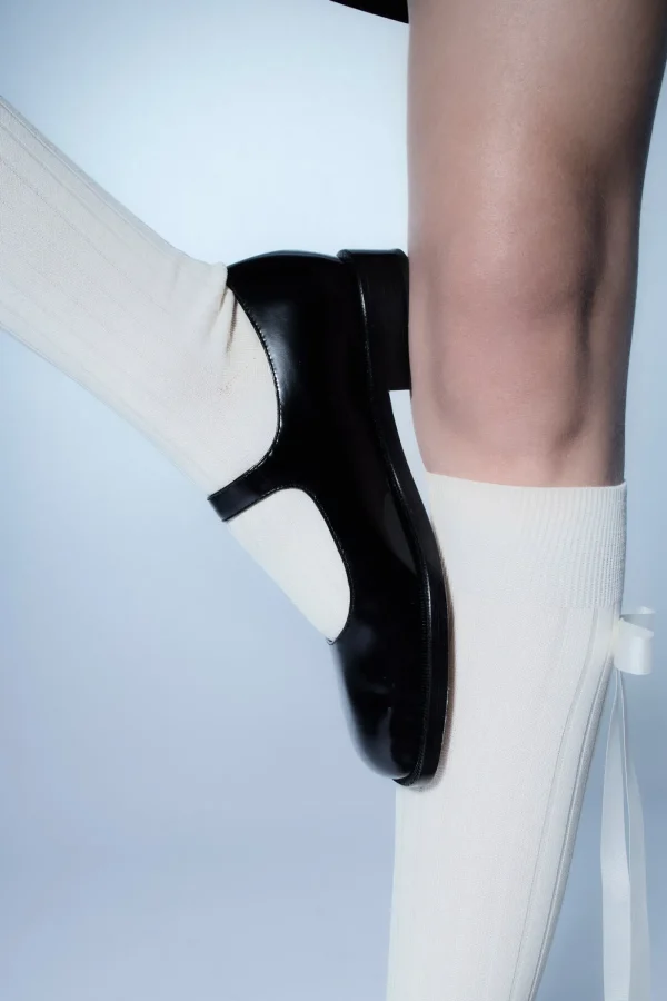 Uniform^Sandy Liang Mj 35 In Black Spazzolato
