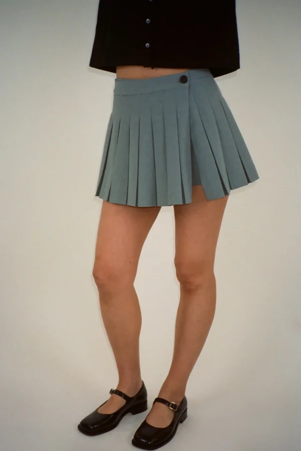 Skirts^Sandy Liang Paris Skort In Grey
