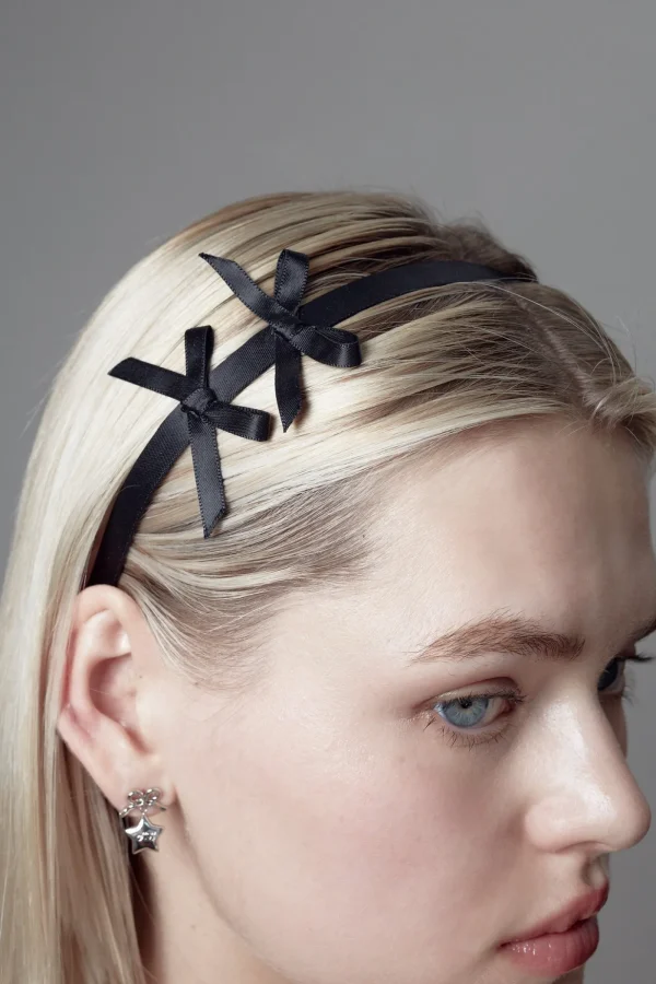 Hair^Sandy Liang Sergio Headband In Black